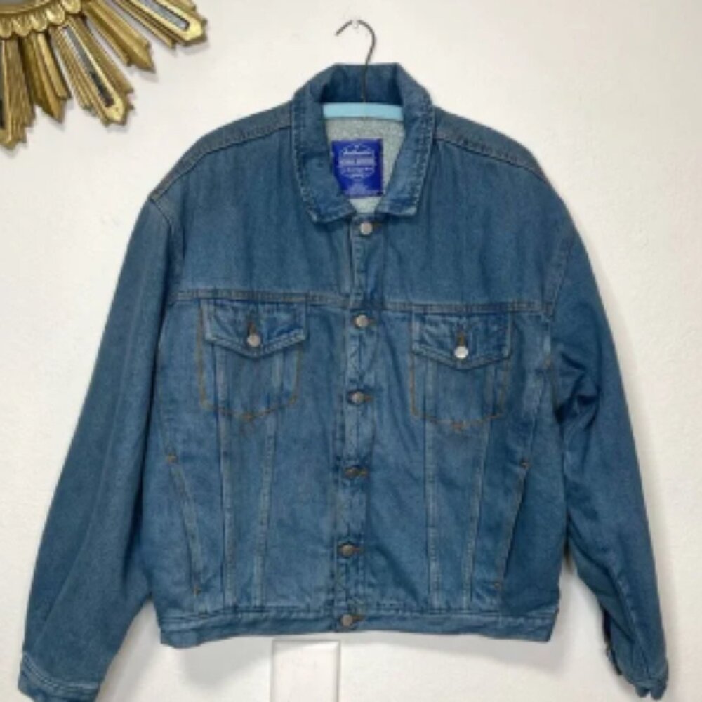 Authentic National Outfitters Vintage Sherpa Denim Jacket